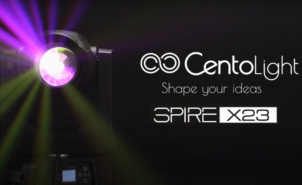 Centolight Spire X23: un “easy and straight” beam da Centolight!