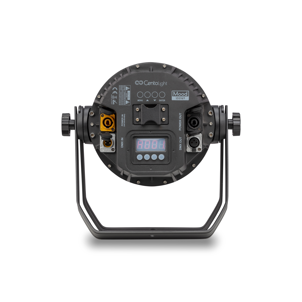 18x18W RGBWA+V 6in1 LED PAR Light for Outdoor use (IP65) - CentoLight